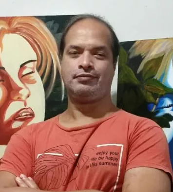 Nelson Encarnação, aluno da Art Academy